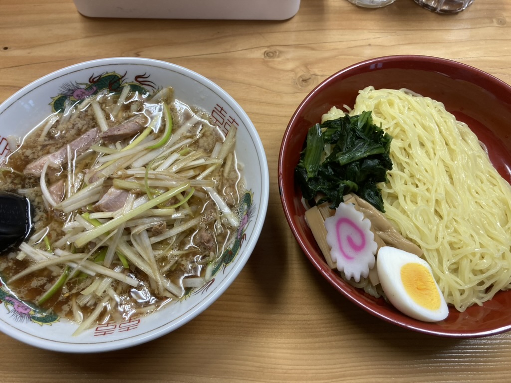 らぁめん家のネギつけ麺